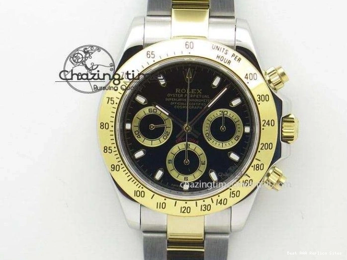 AAA Replica Watches 126515 Best VSF Black 114 (Weighted) 1:1 V2 Dial Oysterflex RG EasyCare Strap on Daytona Edition VS4131 0113